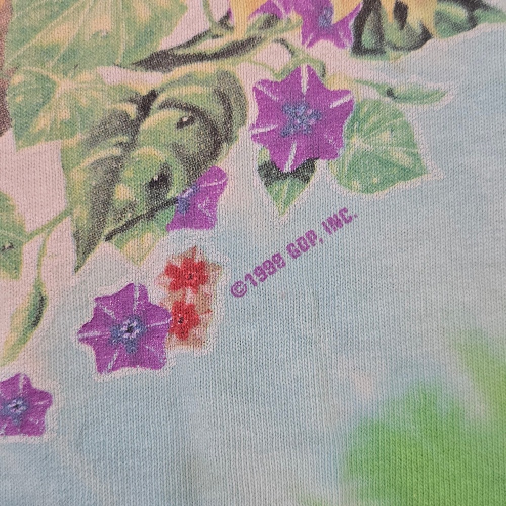 VTG Liquid Blue Grateful Dead Terrapin Station Tie Dye T-Shirt XL 98 DISTRESSED - Picture 4 of 10